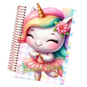 Caderno Personalizado Capa Dura e Miolo Padrão em Sulfite 75g 20x27cm 1x1 (Frente e Verso Preto e Branco) Laminação Frente Espiral Preto Com Pautas 192fls