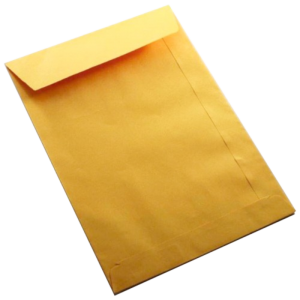 Envelopes A4 Kraft Papel Kraft 80 g/m² 22,9x32,4cm 4x0 Sem verniz Cola, Vinco e Cola 