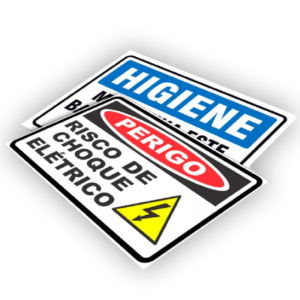 Placa em PVC PVC Expandido 3mm M² 4x0 (Frente Colorida, Verso em Branco) Plotagem em Adesivo Vinil Corte Reto (Padrão) 