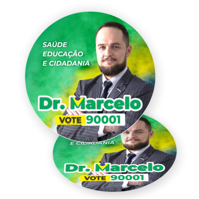 Adesivo Pragão Eleições 2026